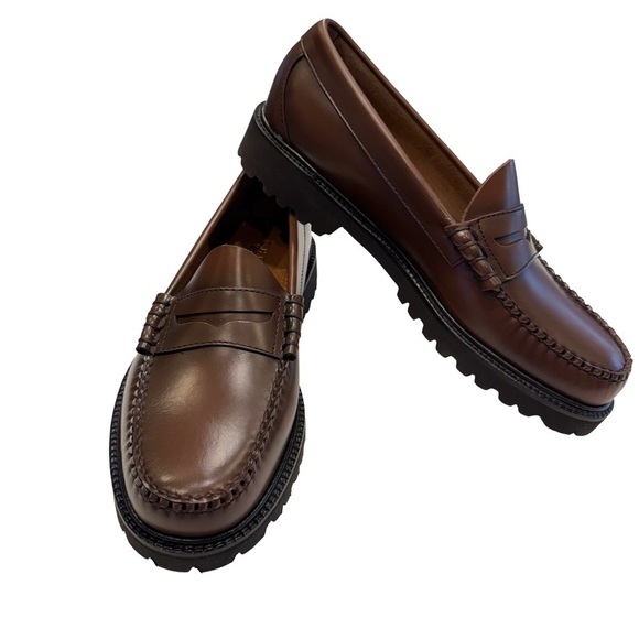 G H Bass Weejuns Men’s Larson Lug Sole Loafers Sz US 8.5 D BRAND NEW main image 4